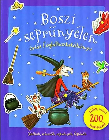 Boszi seprűnyélen - Óriás foglalkoztatókönyv