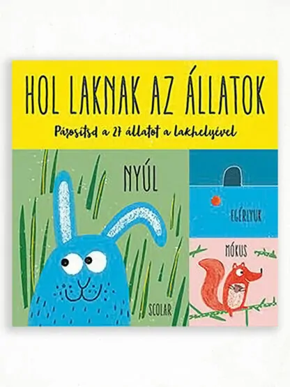 Hol laknak az állatok? (memóriajáték)