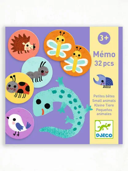 Memóriajáték - Kicsi állatok - Memo Small animals