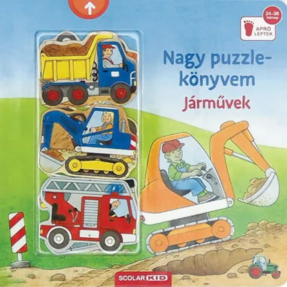 nagy puzzle konyvem jarmuvek